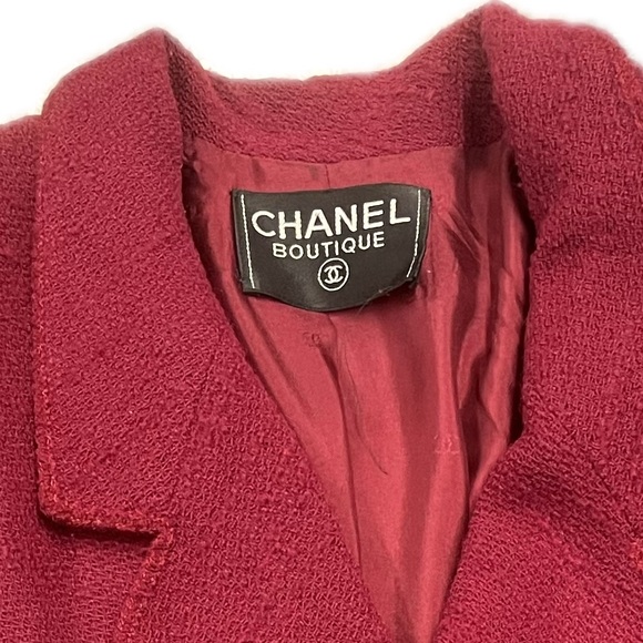 Chanel Burgundy Blazer Jacket - Picture 10 of 16
